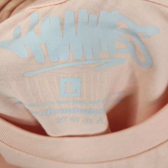 THUMBS Milhouse Van Houten Chillhouse Double Sided SS Crew Neck Graphic Tee L - Picture 4 of 7